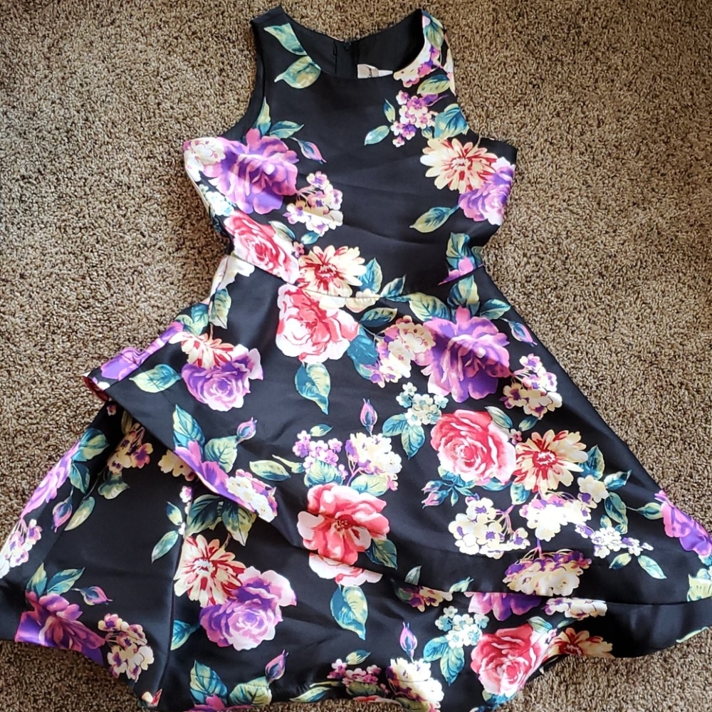 Rare Editions Girls 14 Flower Dress